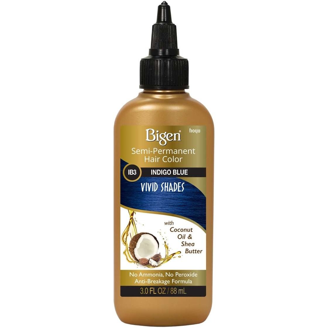 Semi-Permanent Vivid Hair Color Indigo Blue 3 Oz