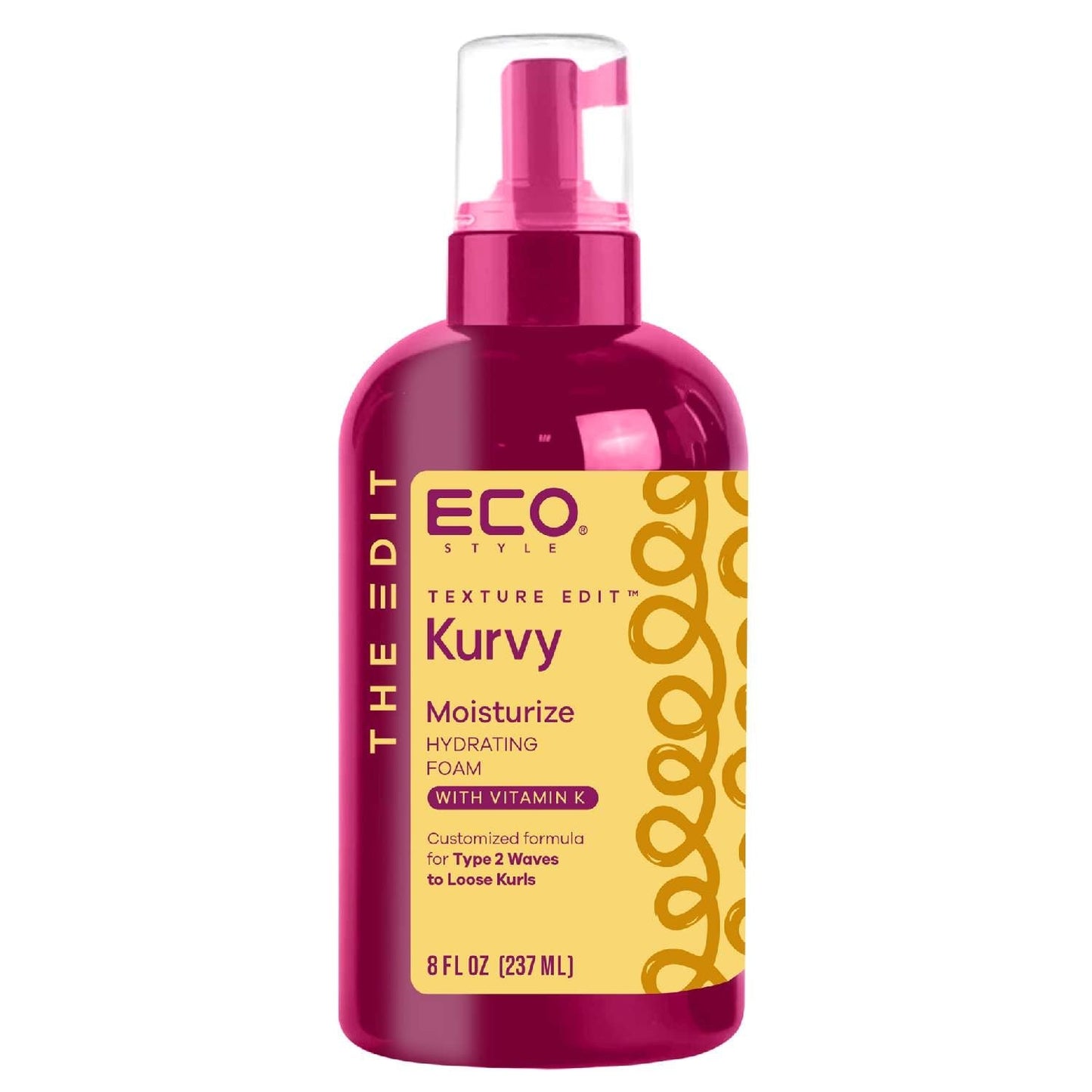 Moisturize Hydrating Foam for Curly Hair Eco Texture