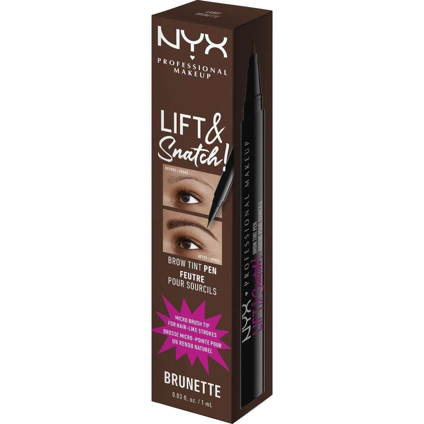 Lift Snatch Micro-Brush Brow Tint Pen 0.03 Fl Oz