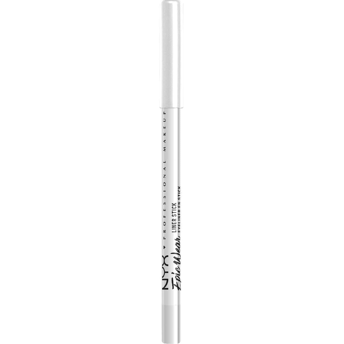Waterproof Eyeliner Pencil Pure White 09 High-Impact