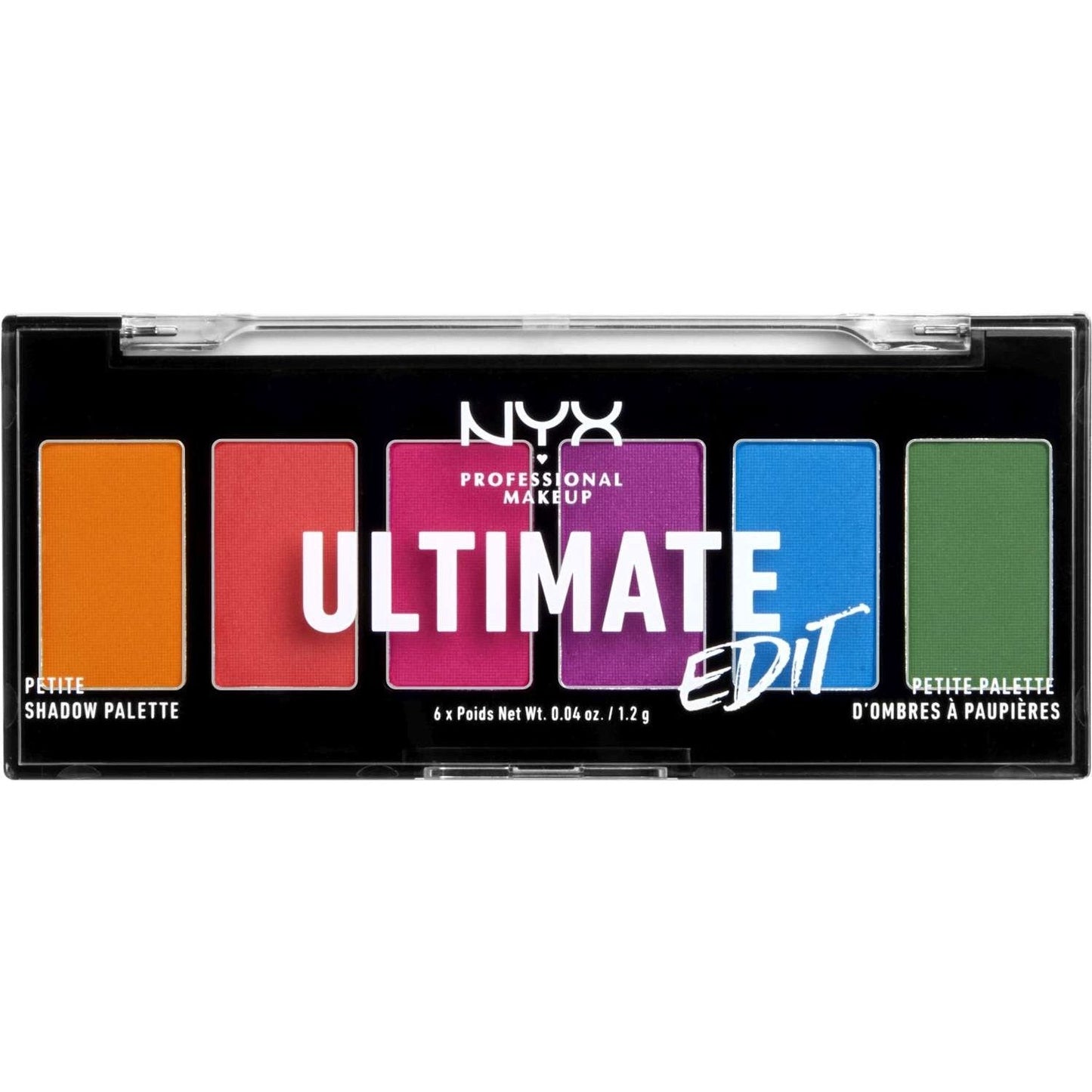 Ultimate Edit Petite Shadow Palette Brights 0.24 Oz Min 6 Pad Shadow Palette