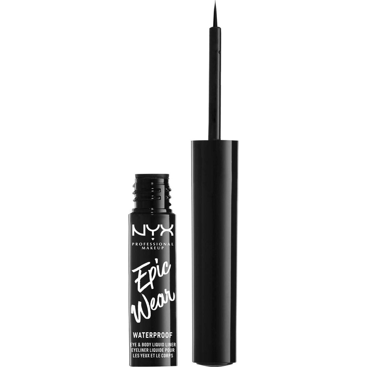 Waterproof Matte Liquid Eye and Body Liner Black 01