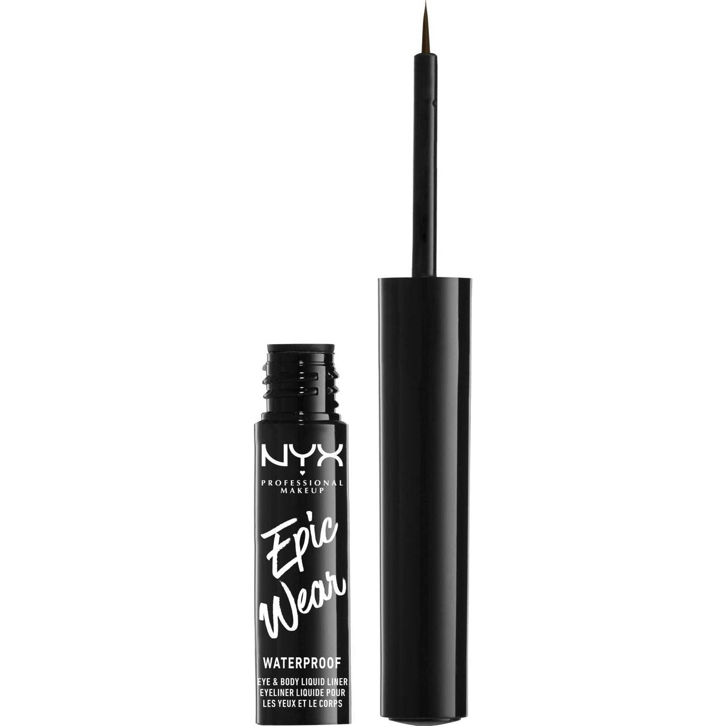 Waterproof Matte Liquid Eye and Body Liner 02 Brown