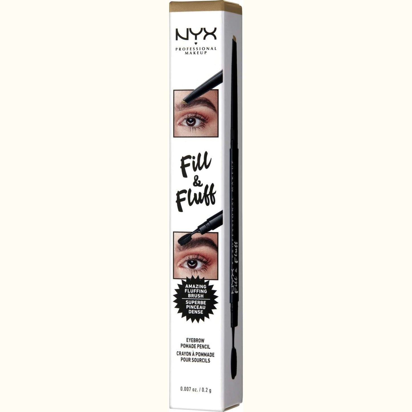 Eyebrow Pomade Pencil Blonde Dual-Ended 0.007 Oz