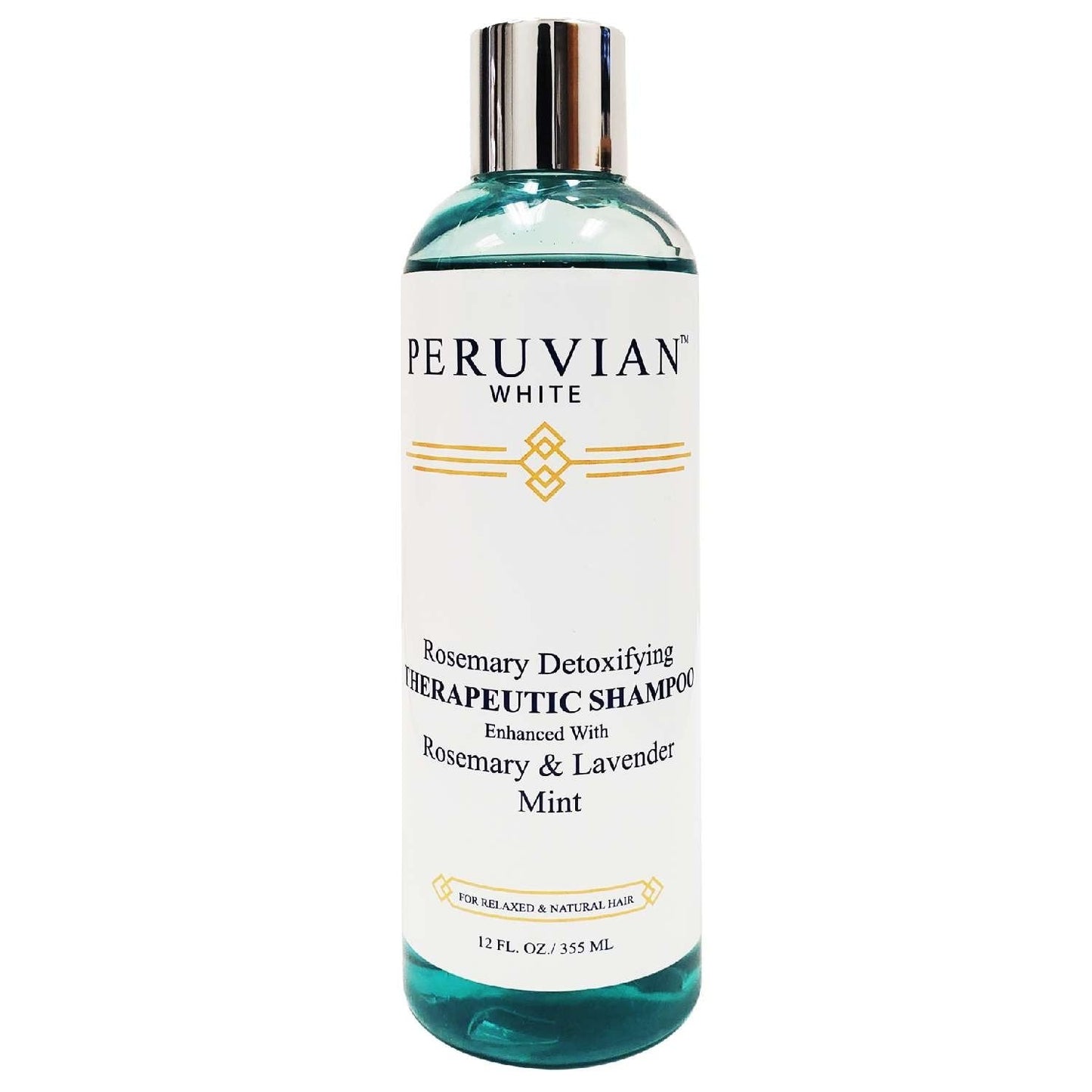 Detoxifying Therapeutic Shampoo with Peruvian White Rosemary 12 Oz