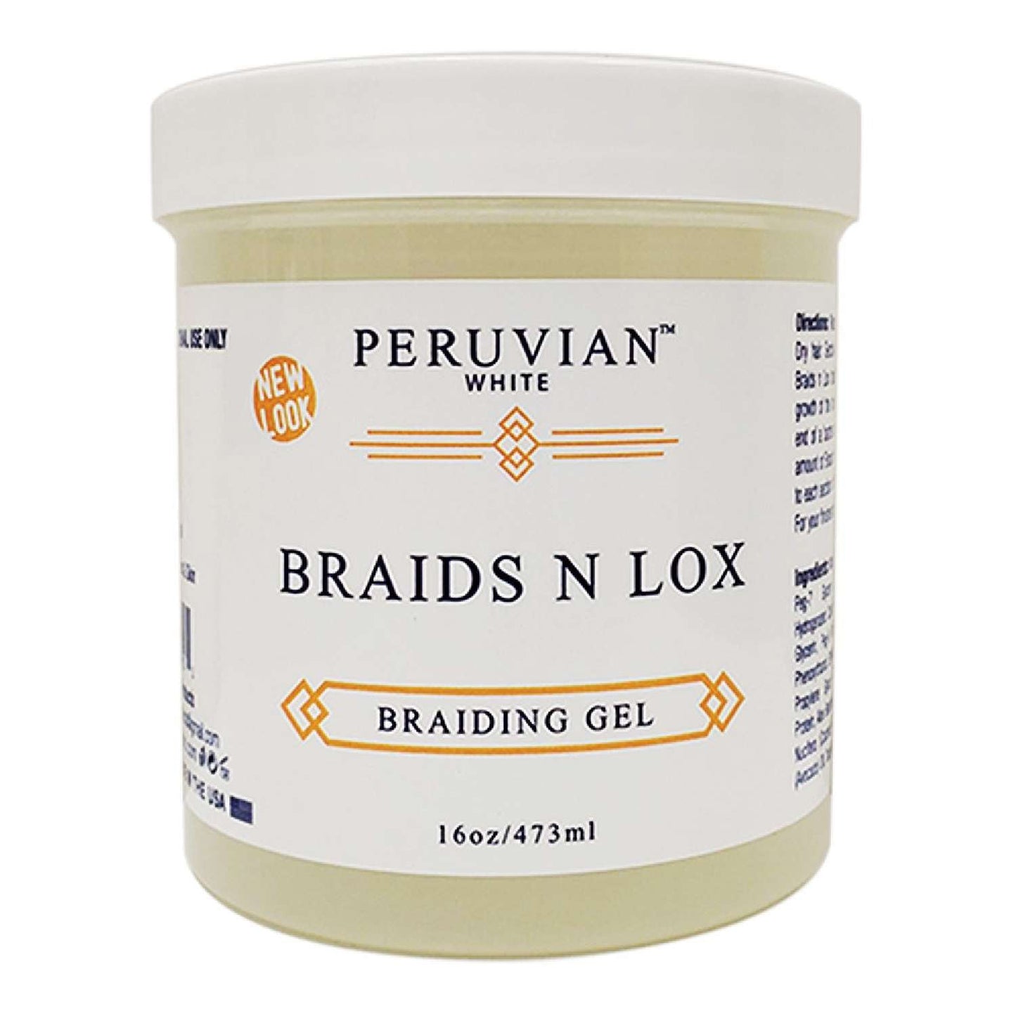 Braids N Lox Hair White Peruvian 16 Oz