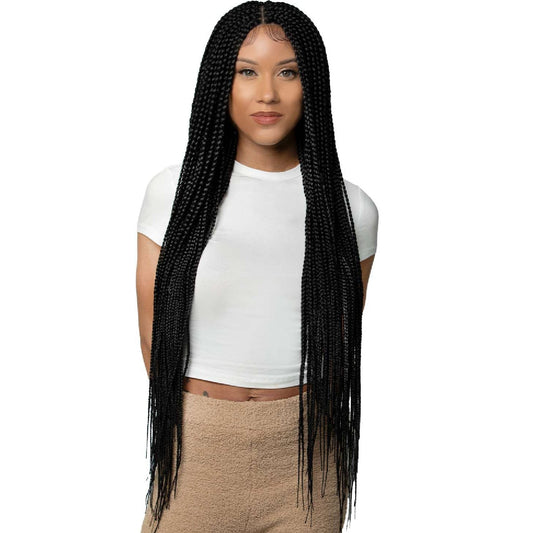 Lace Wig Box Braid Hair QLW309 #1