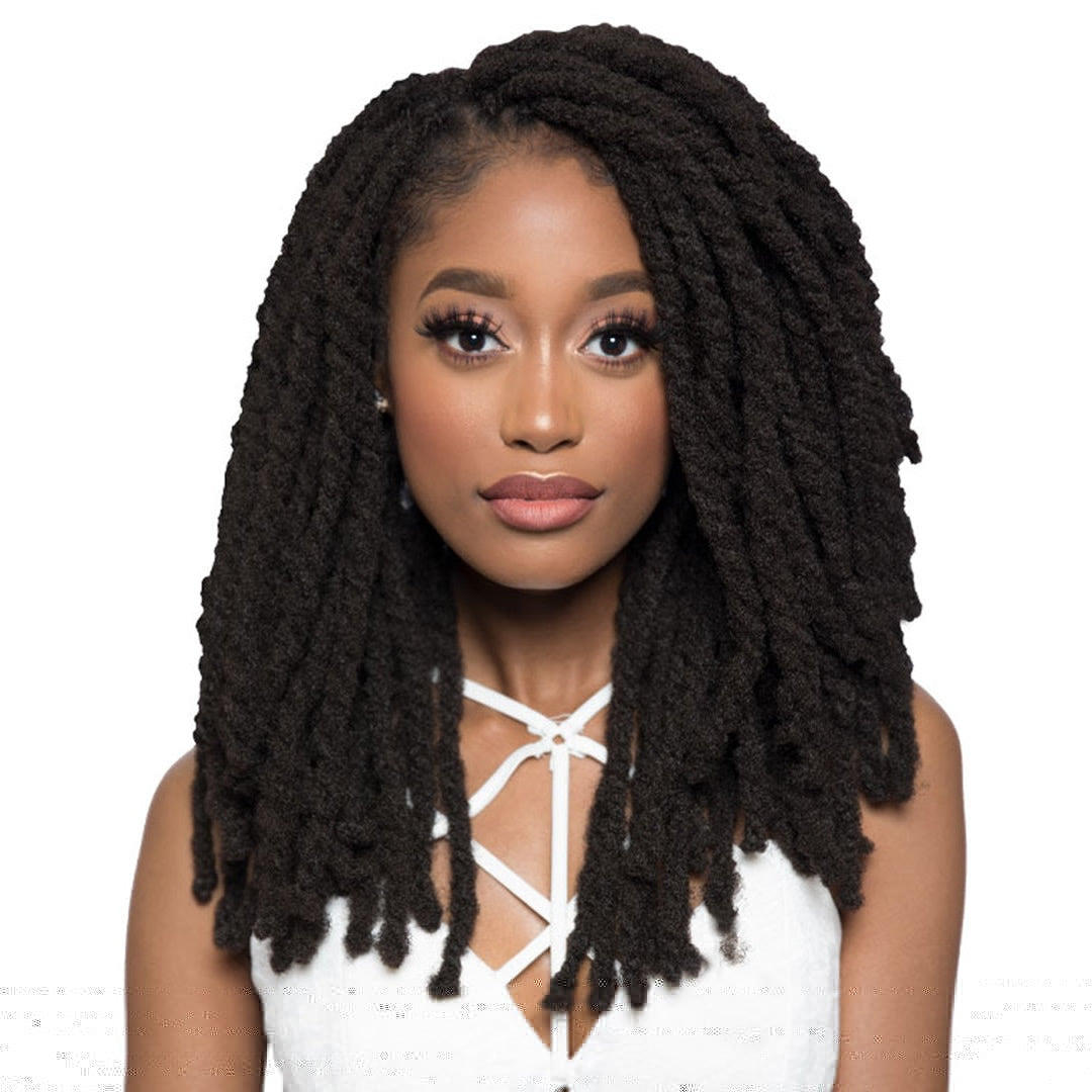 Q-Ban Twist Synthetic Hair Color #1B 3X