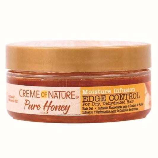 Creme of Nature Edge Control Pure Honey Moisture Infusion 2.25 Oz