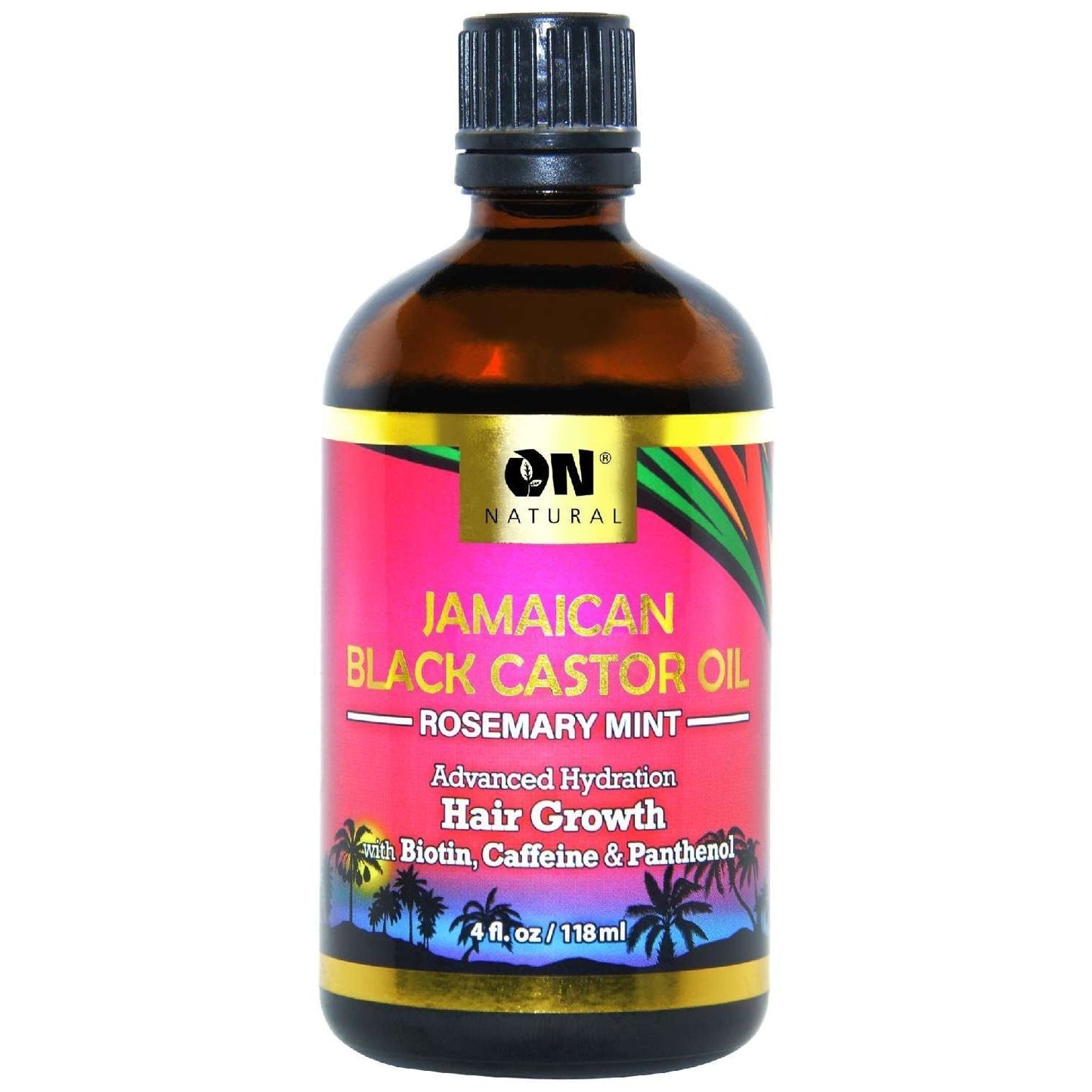 Jamaican Black Castor Oil with Rosemary Mint 4 Oz
