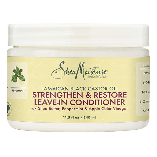 Shea Moisture Leave-In Conditioner Jamaican Black Castor Oil 11.5 Fl Oz