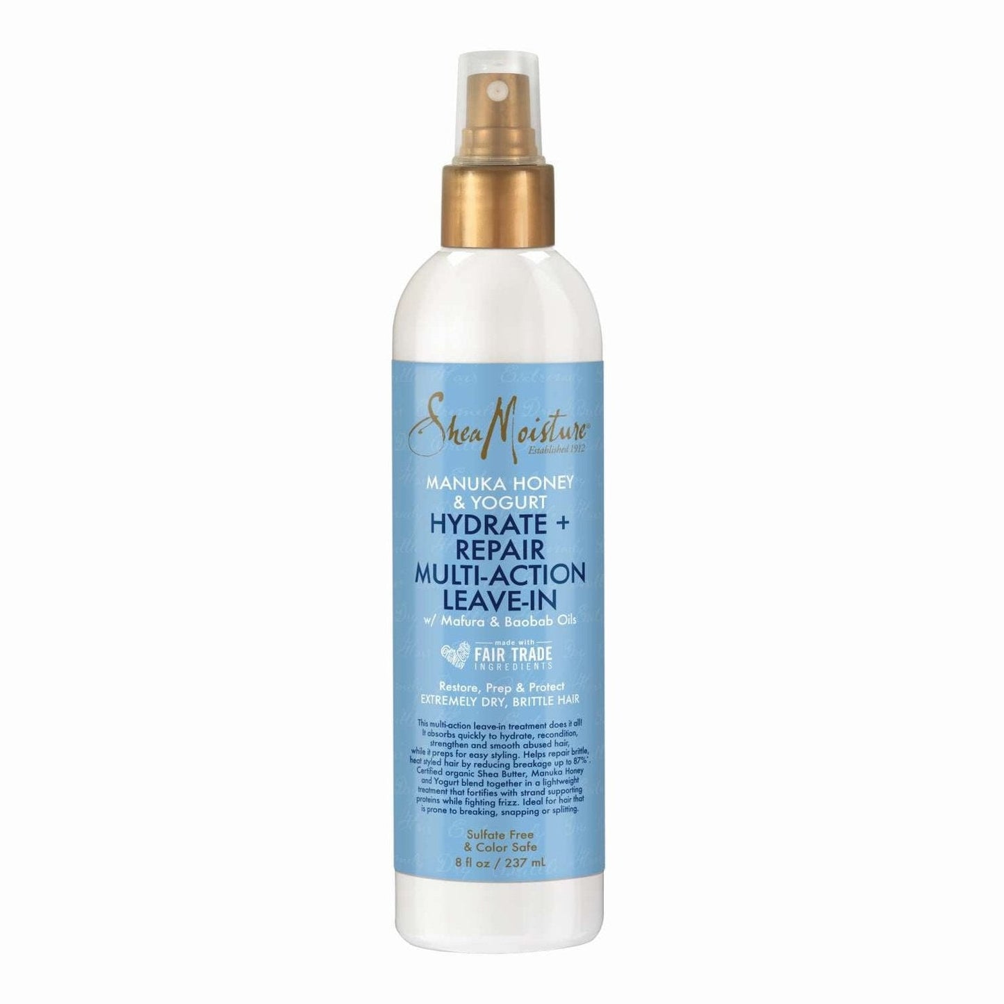 Shea Moisture Leave-In Conditioner Manuka Honey Yogurt Hydrate Repair 8 oz
