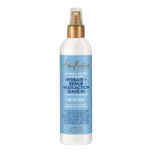Shea Moisture Leave-In Conditioner Manuka Honey Yogurt Hydrate Repair 8 oz