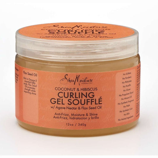 Shea Moisture Curling Gel Souffle Coconut Hibiscus 12 Oz