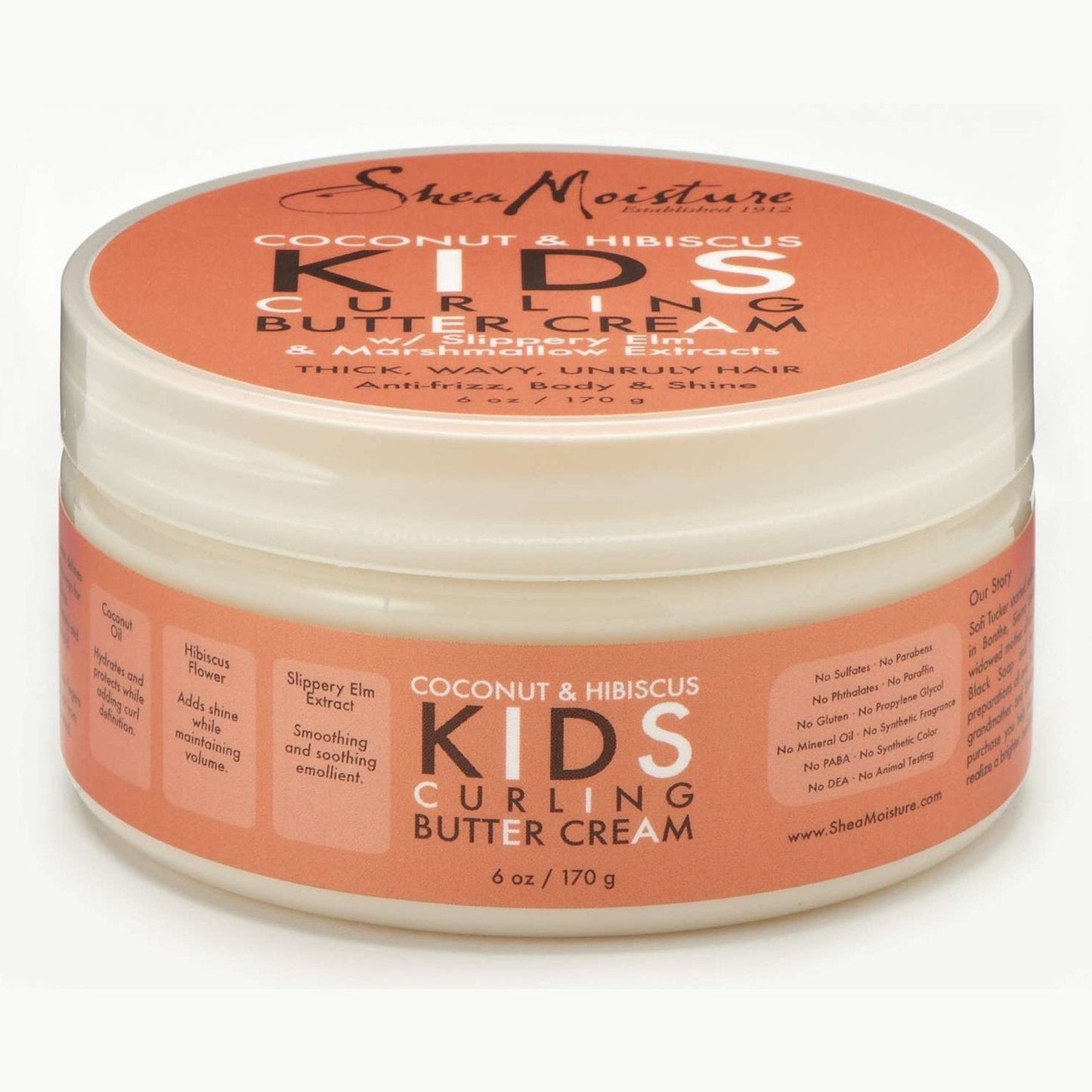 Shea Moisture Curling Butter Cream Coconut Hibiscus 6 Oz