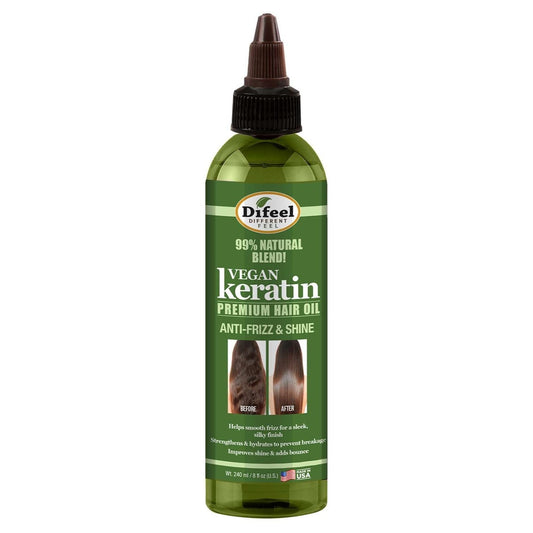 Premium Hair Oil Vegan Keratine 8 Oz 99% Natural