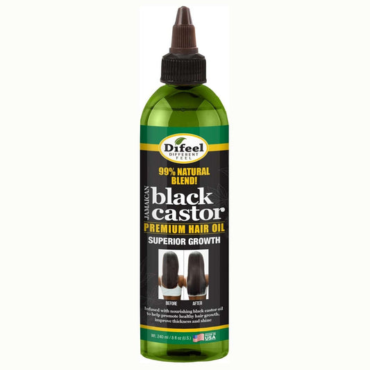 Premium Hair Oil Jamaican Black Castor 8 Oz 99% Natural