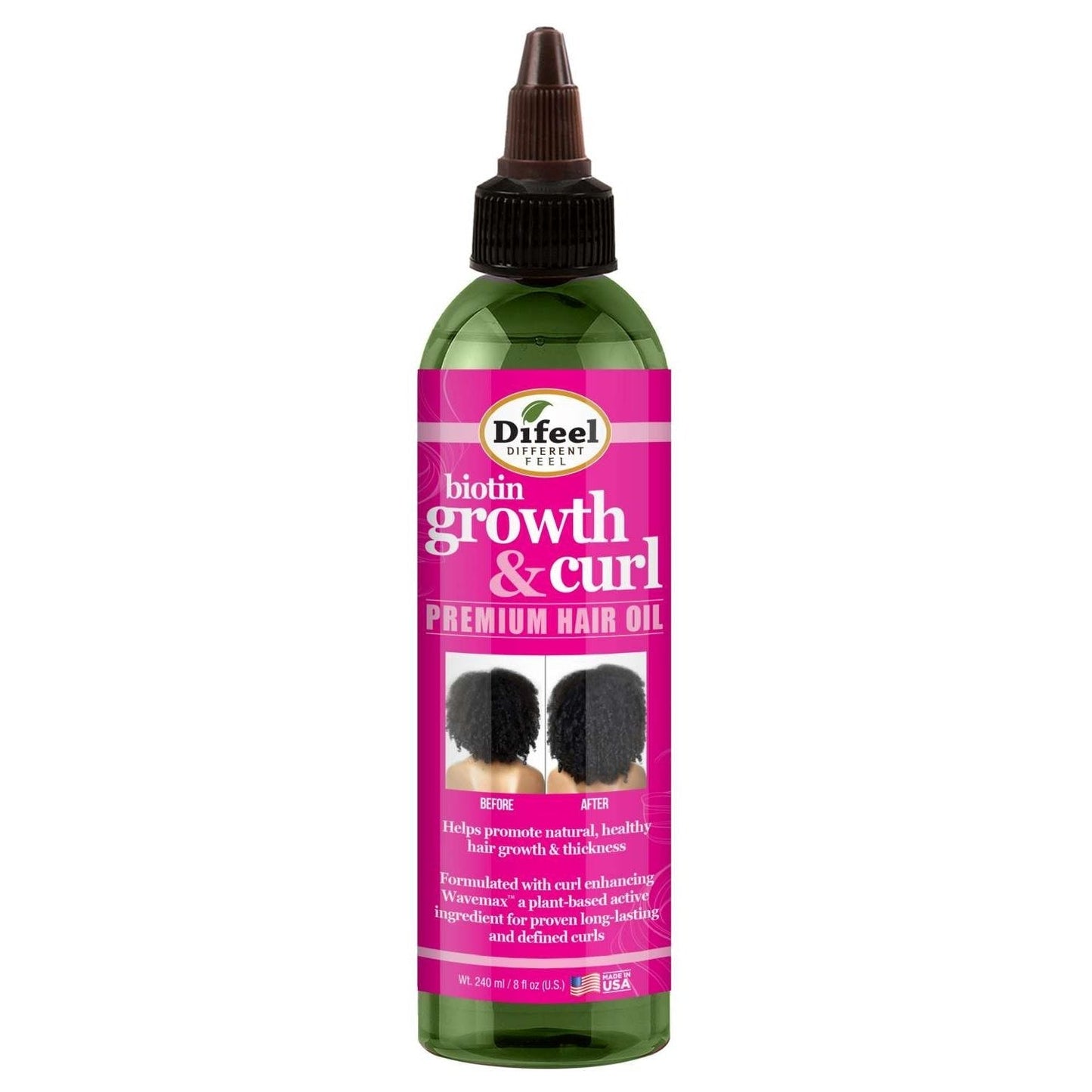 Growth and Curl Biotin Hair Oil 8 Oz