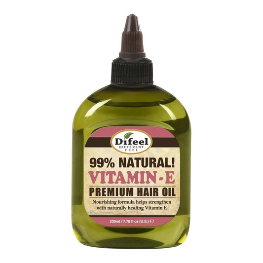 Natural Hair Oil with Vitamin E and Sunflower Oil 7.78 Oz