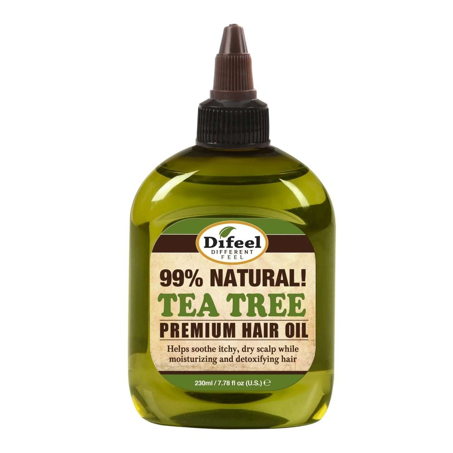 Natural Hair Oil with Tea Tree Oil 7.78 Oz