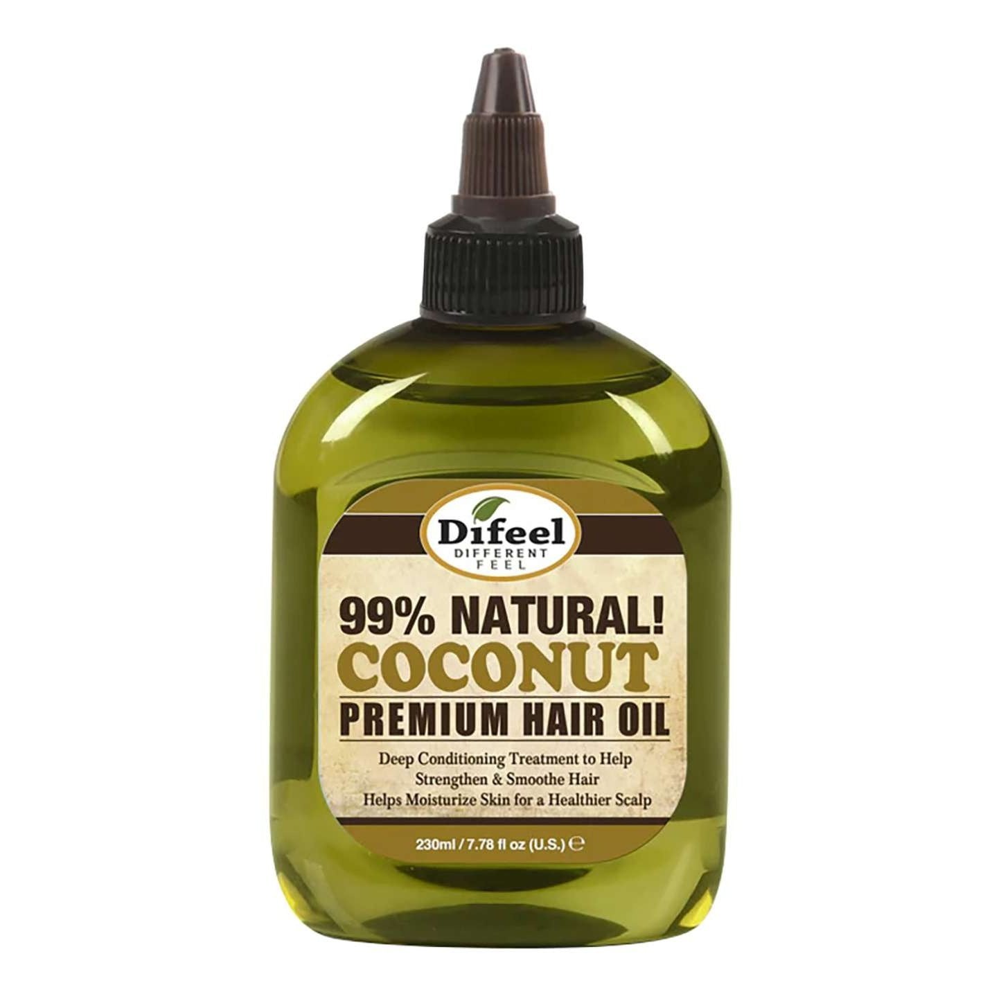 Natural Hair Oil Coconut Oil 7.78 Oz