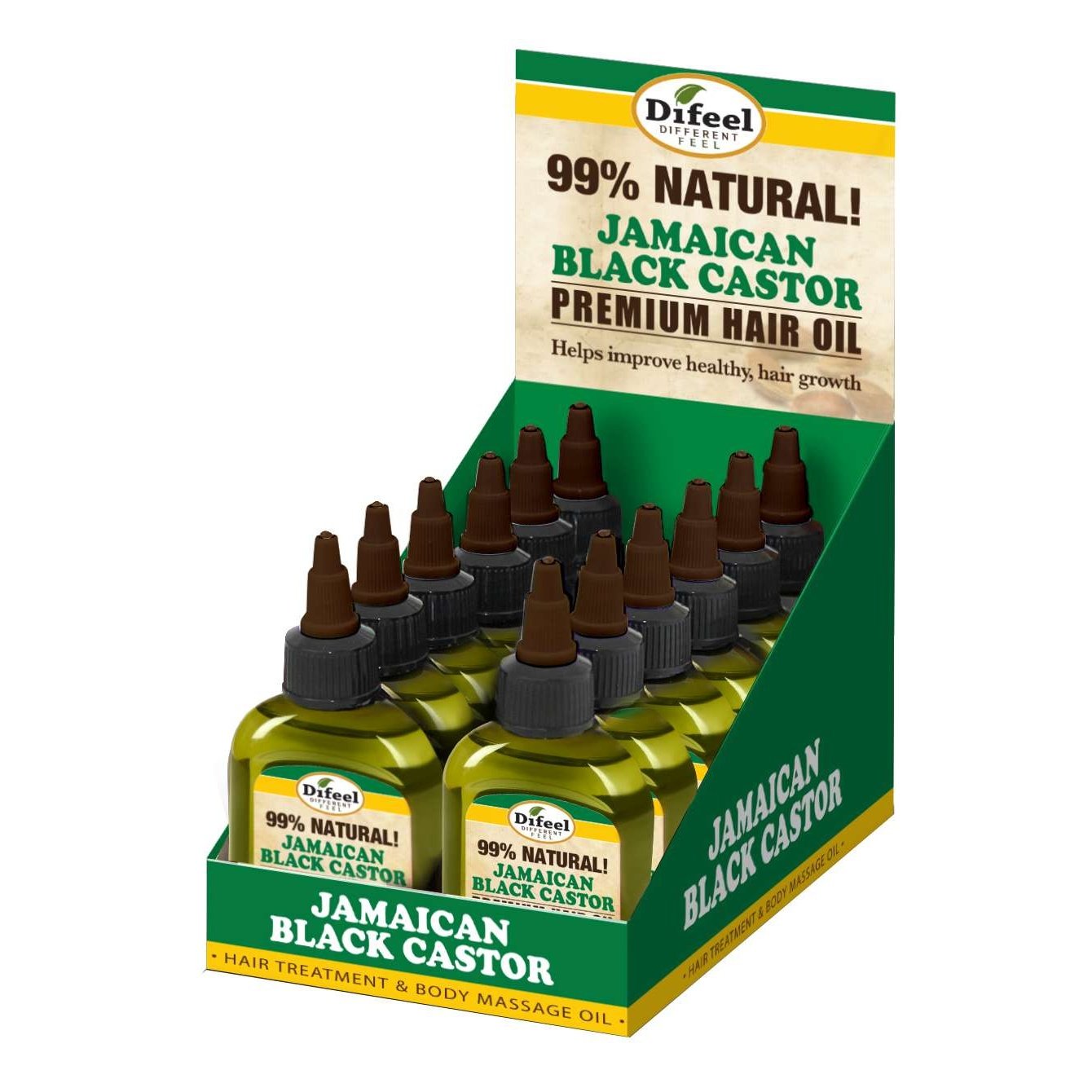 Natural Hair Oil Jamaican Black Castor 2.5 Oz