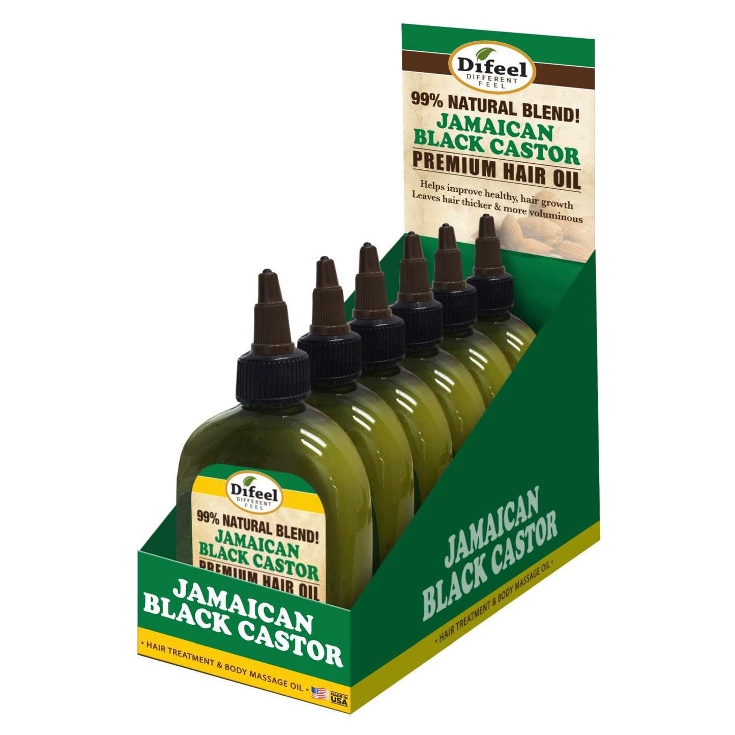 Natural Hair Oil Jamaican Black Castor 7.78 Oz