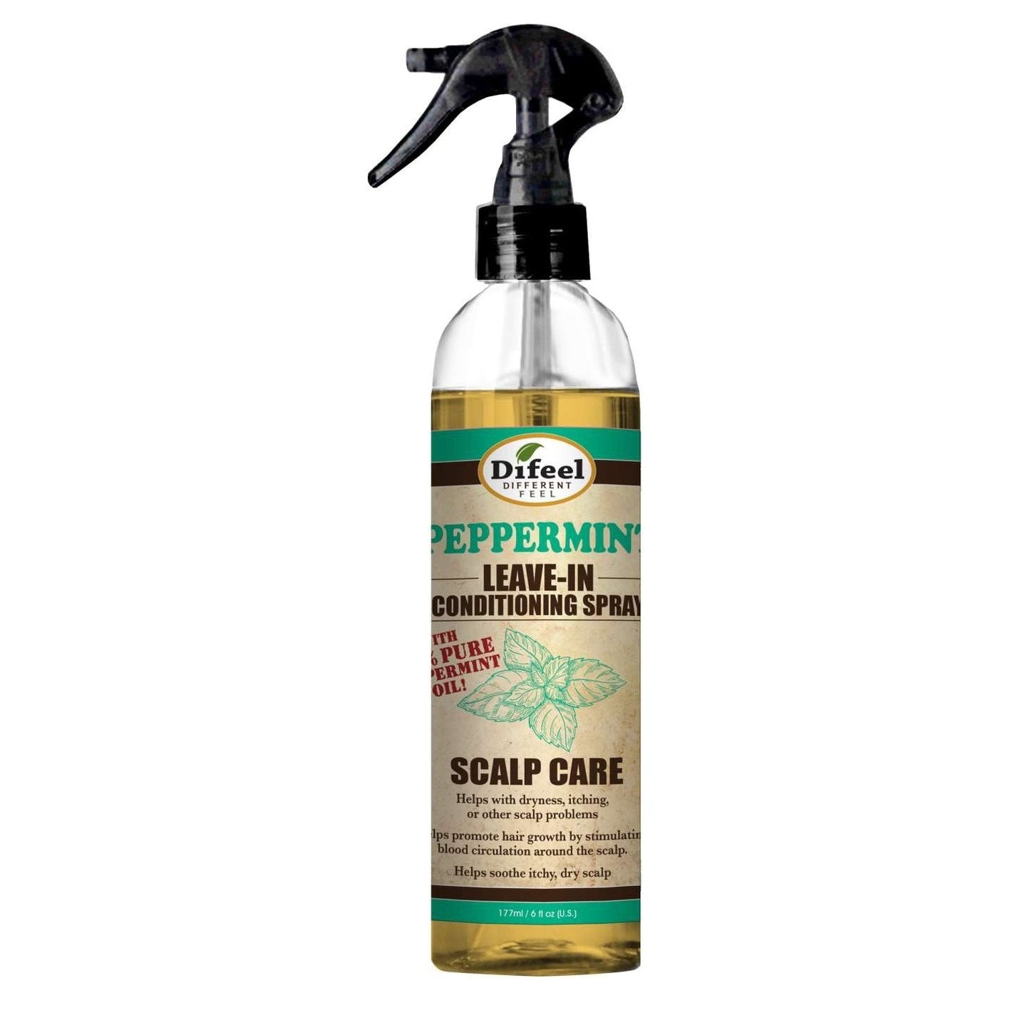 Leave-In Spray Scalp Care Peppermint 6 Oz