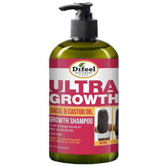 Ultra Growth Shampoo with Basil and Castor Oil 12 oz