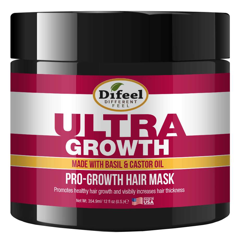 Ultra Growth Hair Mask with Basil Castor Oil 8 oz