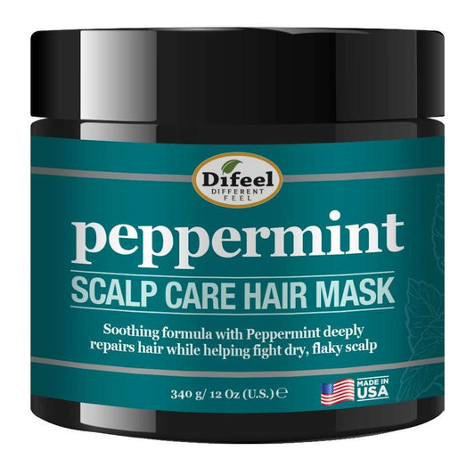 Peppermint Scalp Care Hair Mask with Sunflower Oil 12 Oz