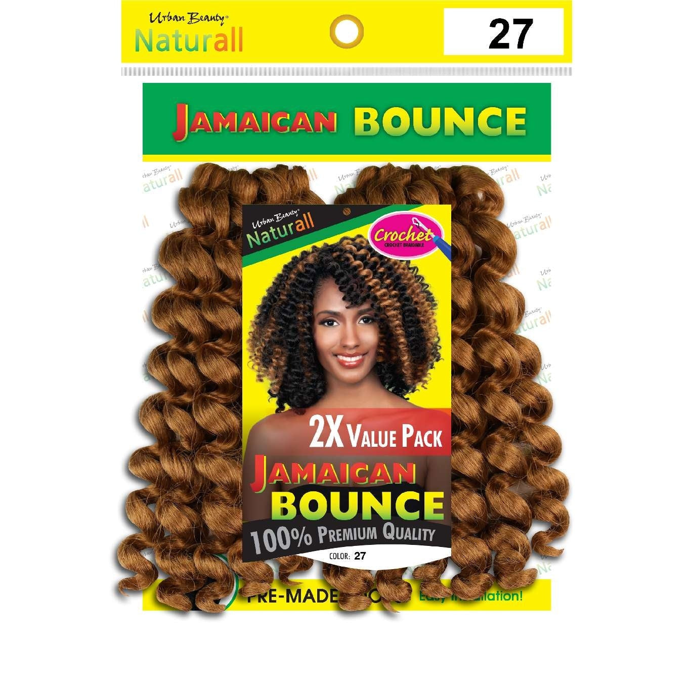 Synthetic Braiding Hair Jamaican Bounce Texture 27 Inch