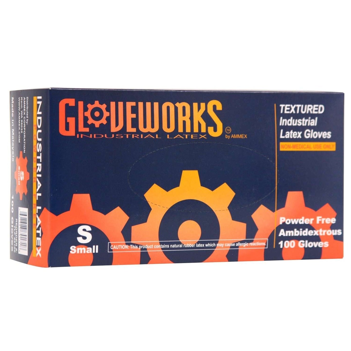 Latex Powder Free Gloves Small 100 Pieces