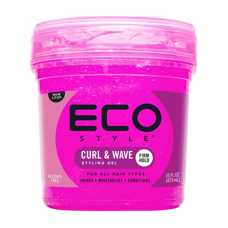 Styling Gel for Curly and Wavy Hair 16 oz Pink