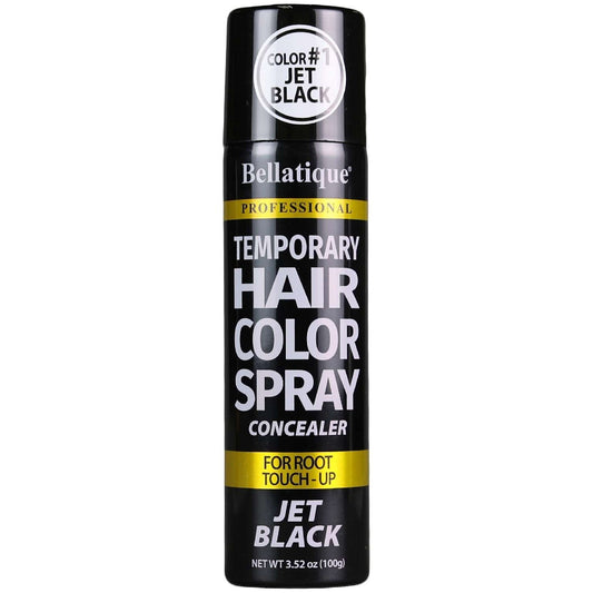 Temporary Hair Color Spray Jet Black 3.52 Oz