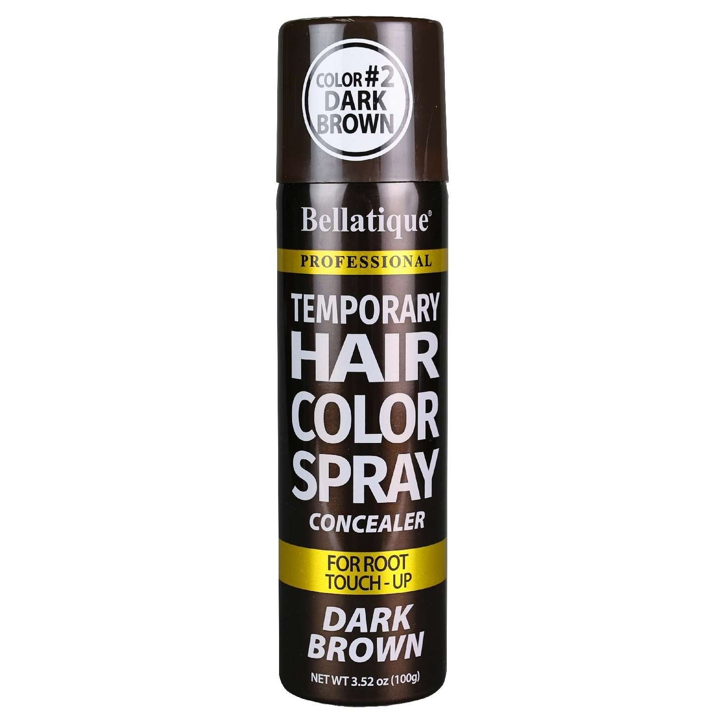 Temporary Dark Brown Hair Color Spray 3.52 Oz