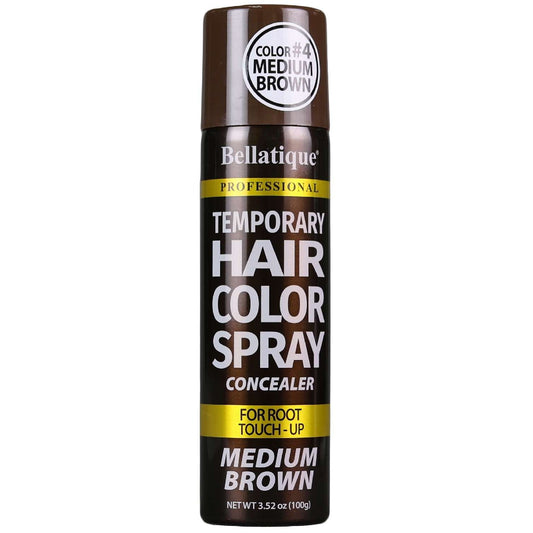 Temporary Hair Color Spray Medium Brown 3.52 Oz
