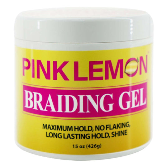 Braiding Gel Pink Lemon 15 Oz