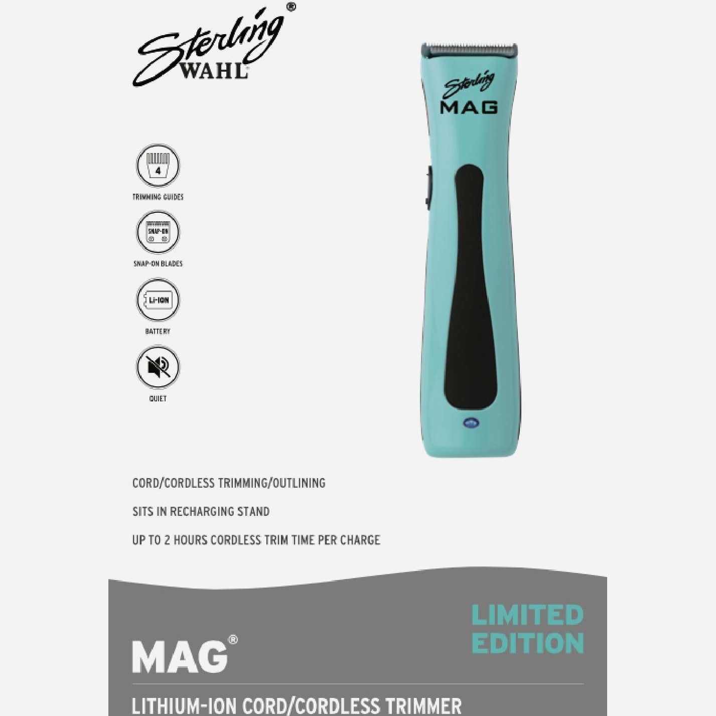 Trimmer Black/Aqua Limited Edition