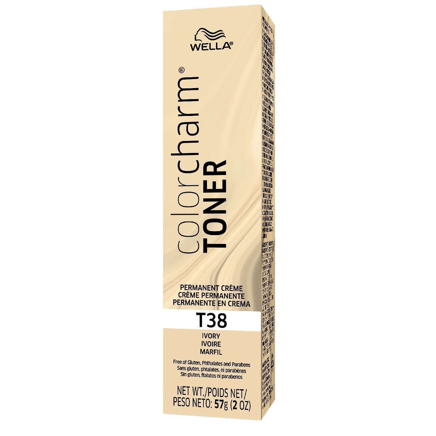 Permanent Crème Toner T38 Ivory 2.0 Oz