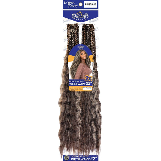 Box Braids Wet & Wavy Hair 22"