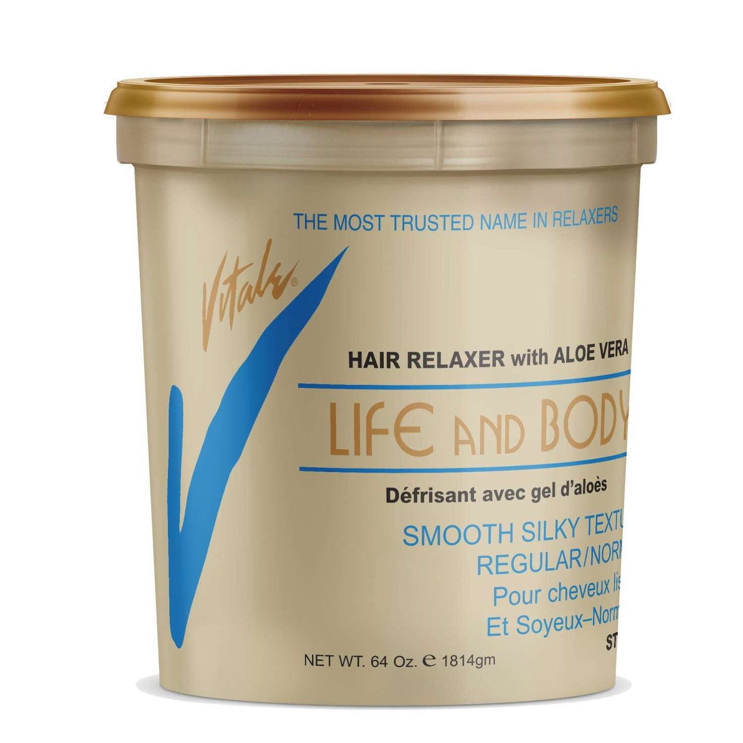 No Base Relaxer Cream for Medium to Coarse Hair with Aloe Vera Regular Strength