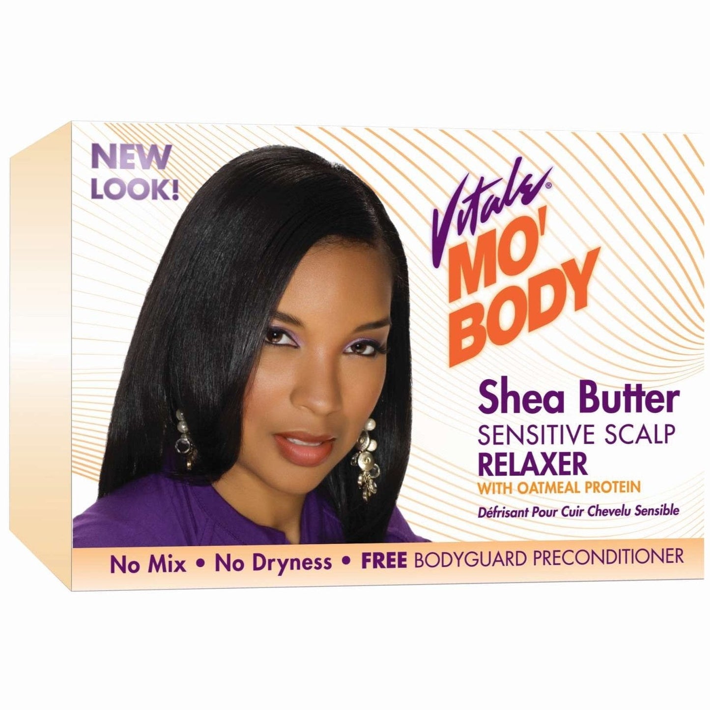 Bio-Organic Sodium Relaxer System with Shea Butter & Oatmeal Protein for Sensitive Scalp