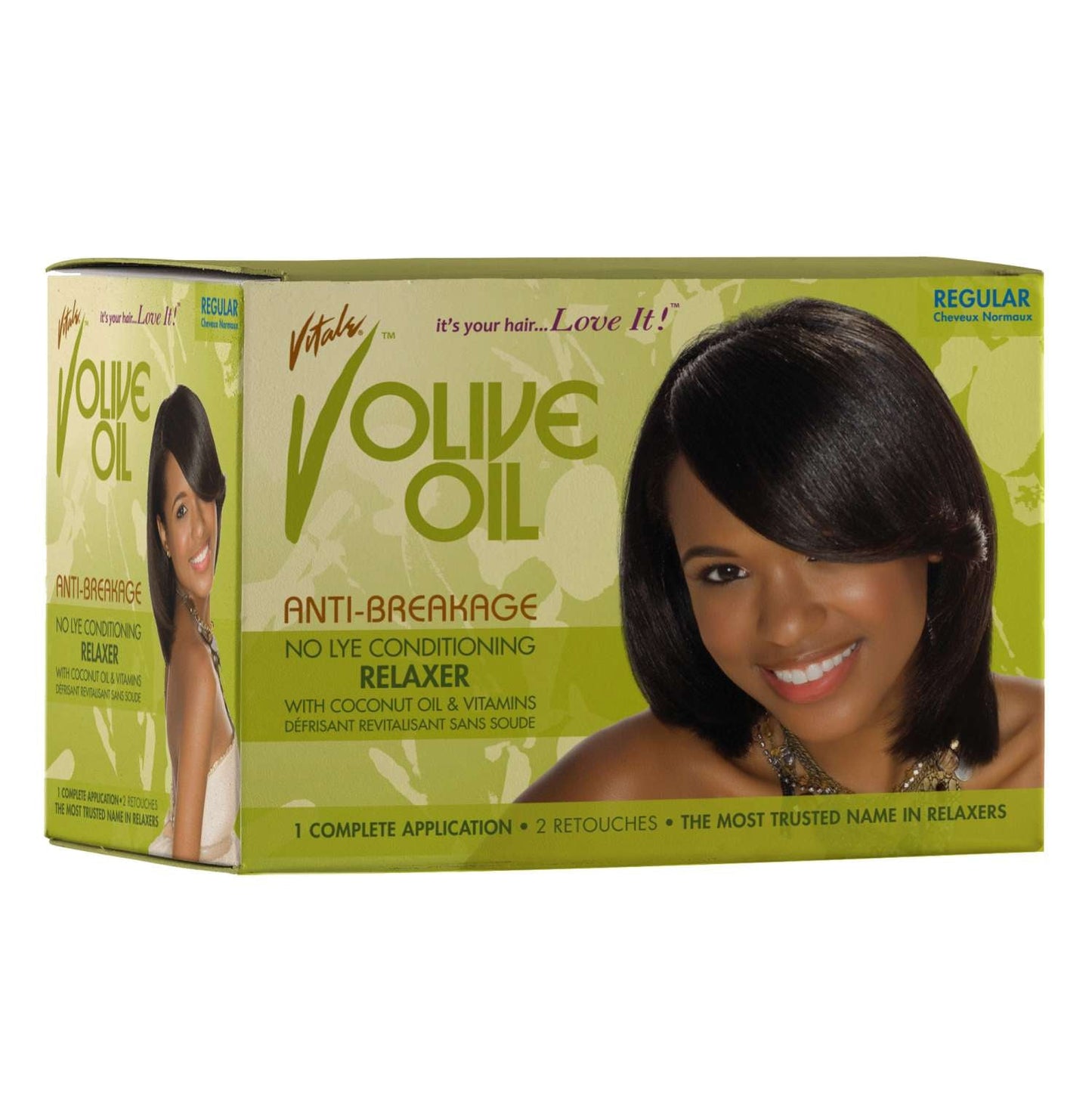 Olive Oil Hair Relaxer for Coily Afro Hair