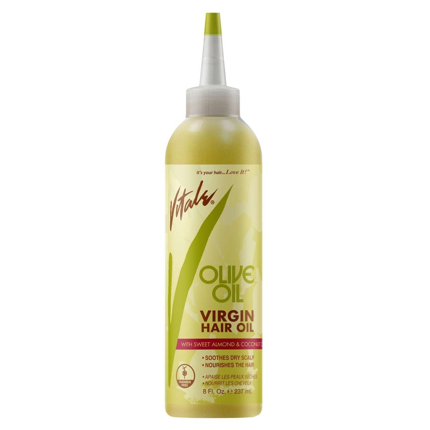 Hair Oil with Olive Oil, Vitamins A & E for Scalp Health