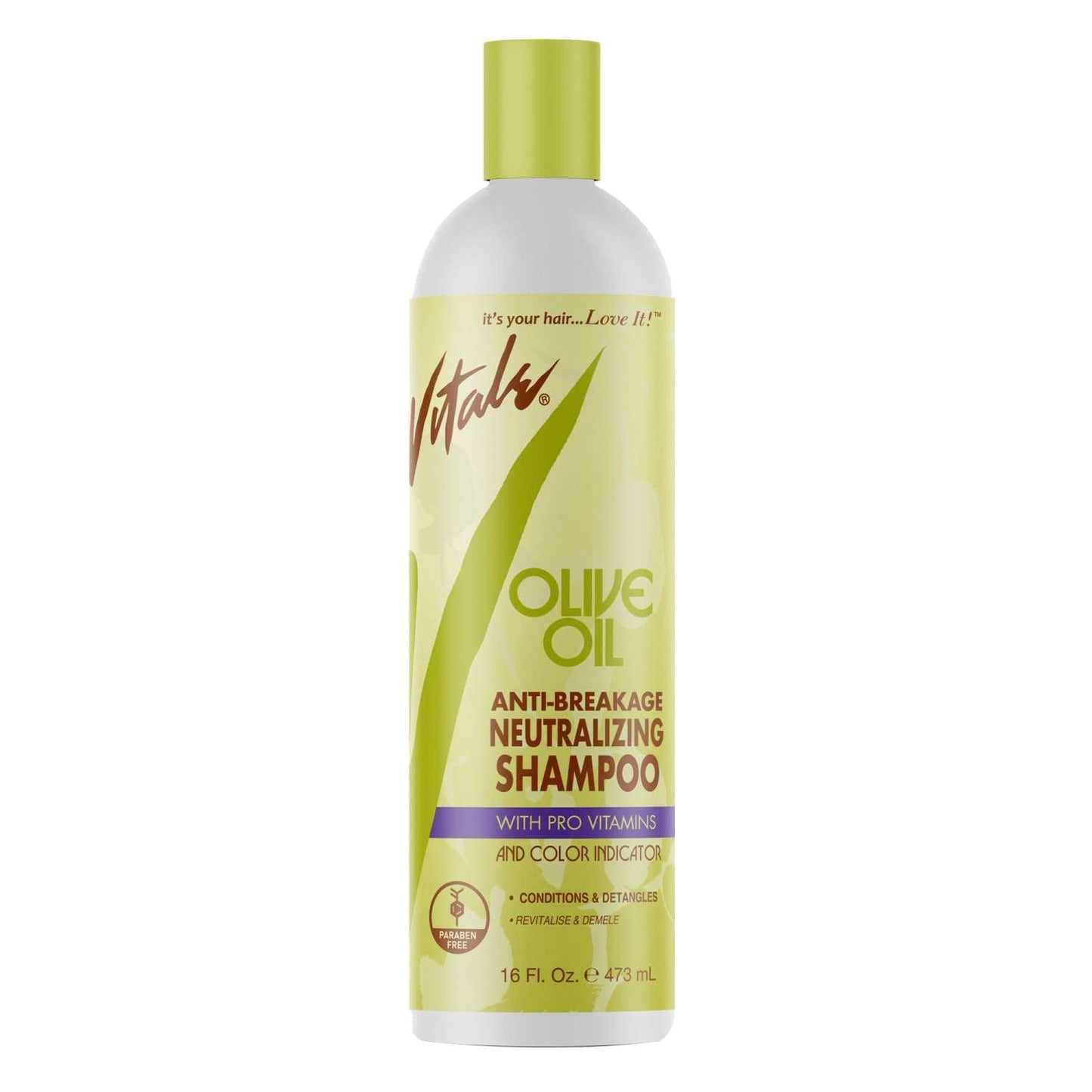 Neutralizing Shampoo with Olive Oil for Strengthening and Moisturizing