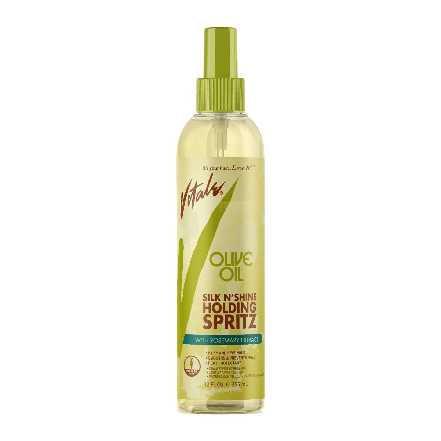 Olive Oil Strengthening Hair Hold Spritz with Vitamin E