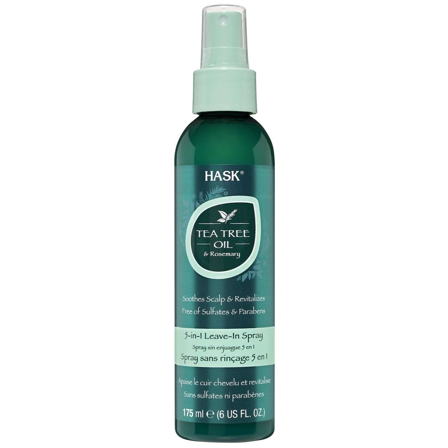 Tea Tree Rosemary Oil Leave-In Spray with Thermal Protection and Frizz Control