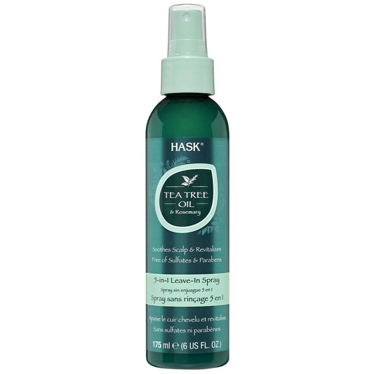 Tea Tree Rosemary Oil Leave-In Spray with Thermal Protection and Frizz Control