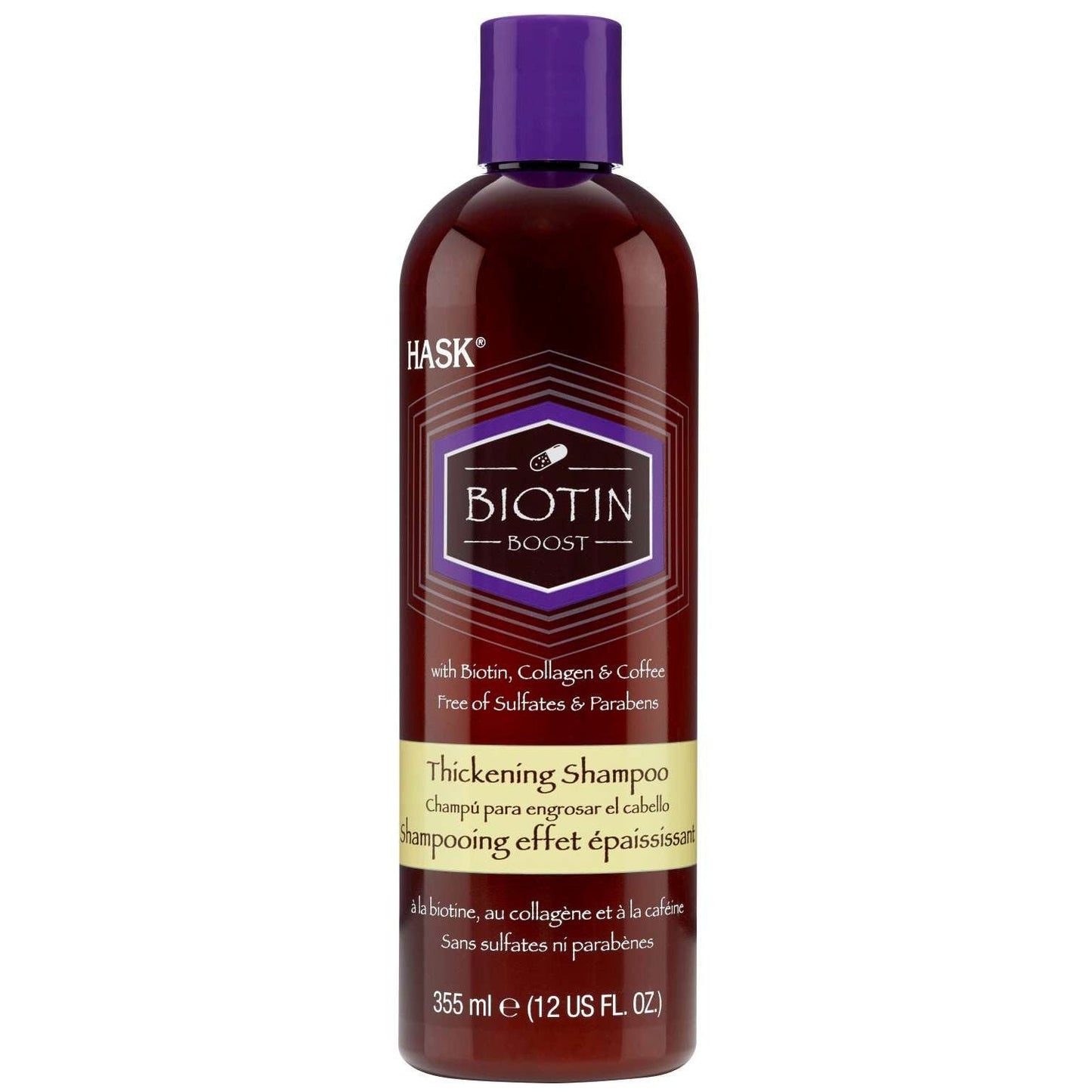 Thickening Shampoo with Biotin and Coffee Extracts